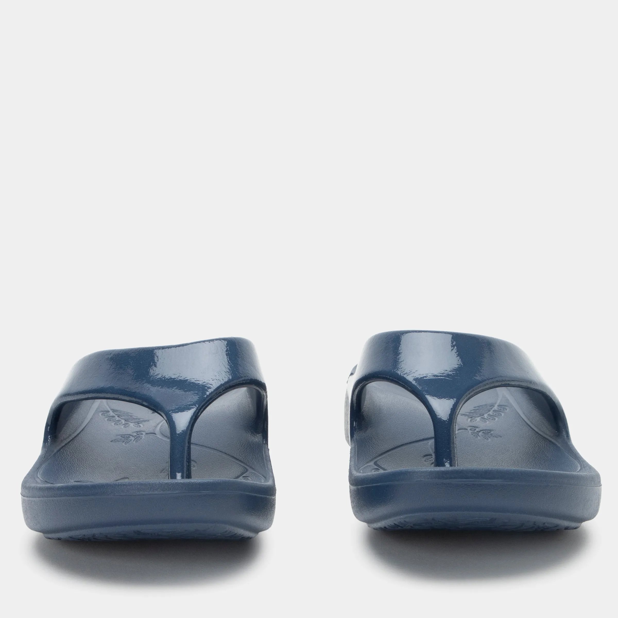 Ode Navy Gloss Sandal