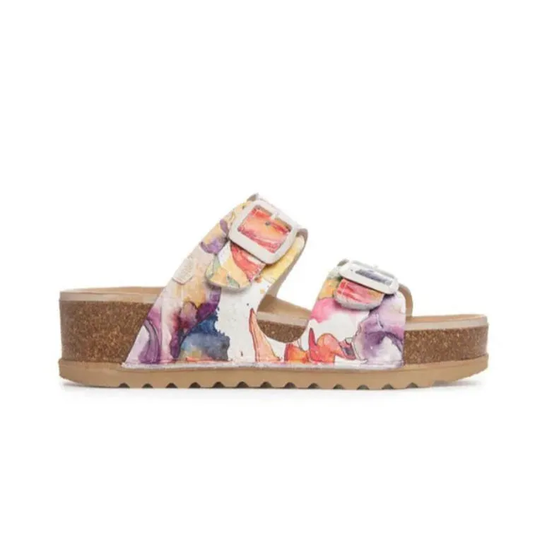 ON FOOT AURORA FLORES - WHITE MULTI