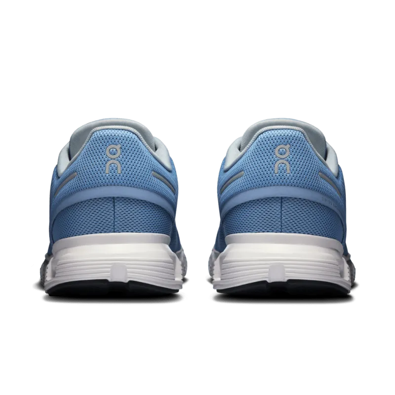 On Women's Cloud 6 - Chambray/White