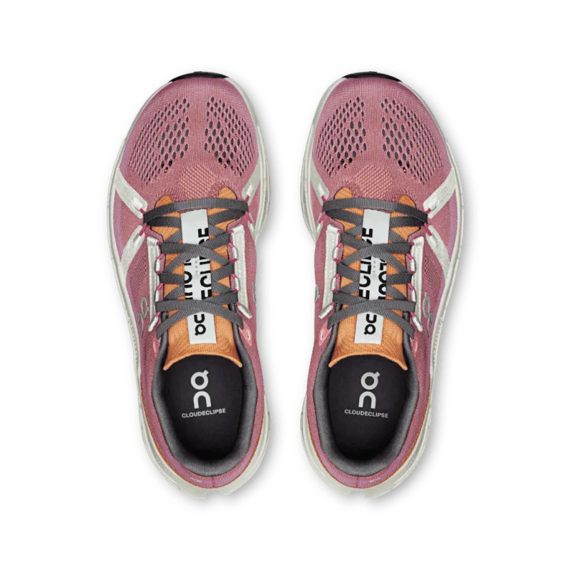 On Women's Cloudeclipse - Tangerine/Ivory
