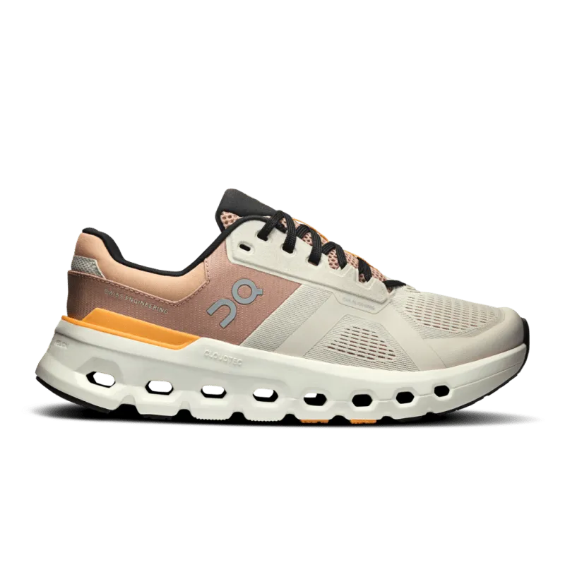 On Women's Cloudrunner 2 - Pearl/Tangerine