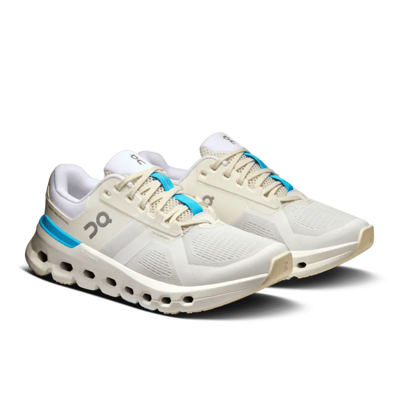 On Women's Cloudrunner 2 - White/Horizon