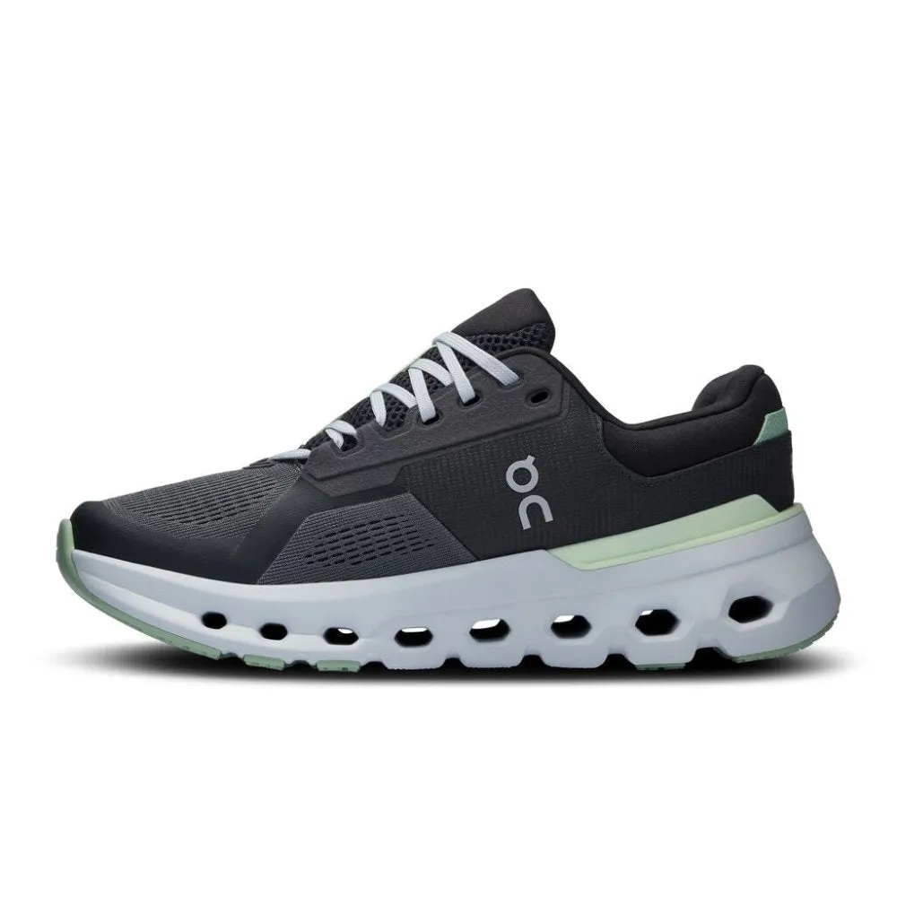 On Women's Cloudrunner 2 (Wide Width) - Shadow/Lima
