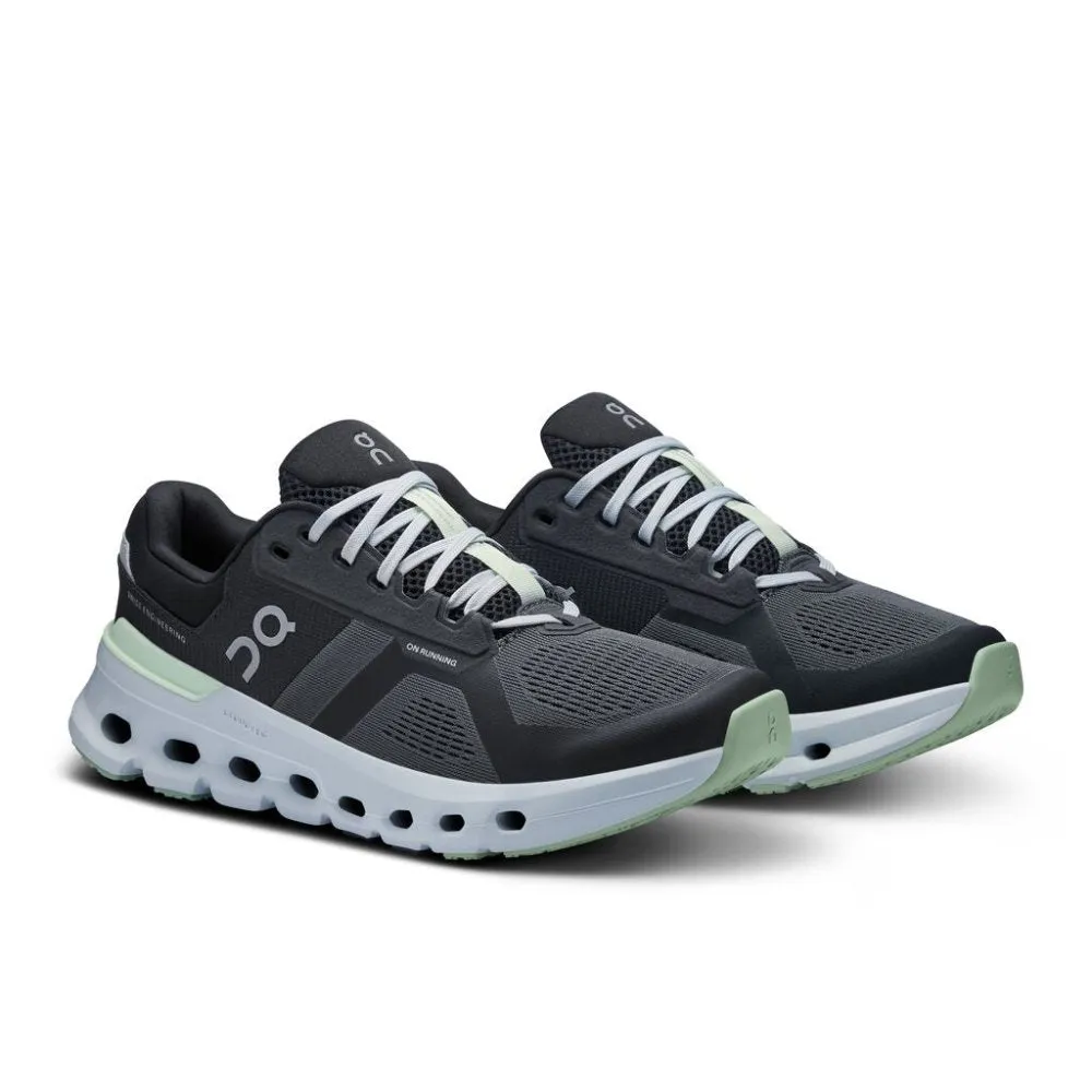 On Women's Cloudrunner 2 (Wide Width) - Shadow/Lima