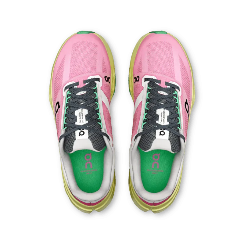 On Women's Cloudsurfer Next - Pink/Limelight