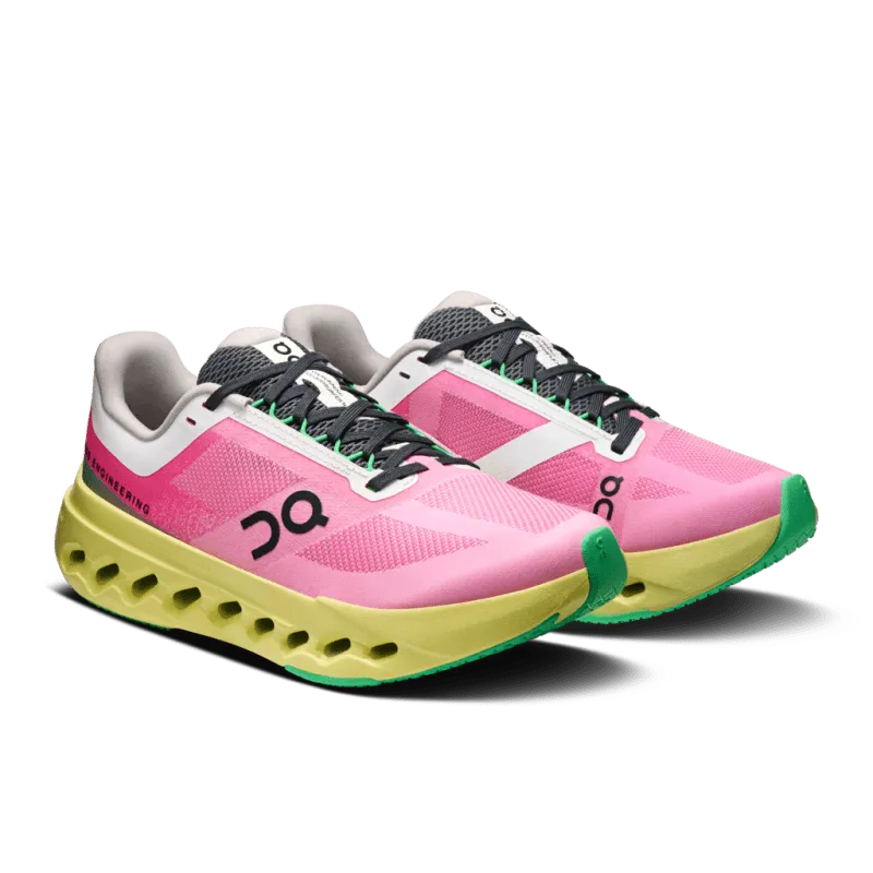 On Women's Cloudsurfer Next - Pink/Limelight