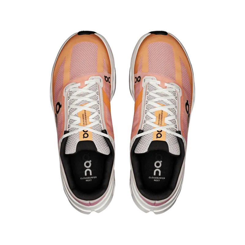 On Women's Cloudsurfer Next - Tangerine/Ivory