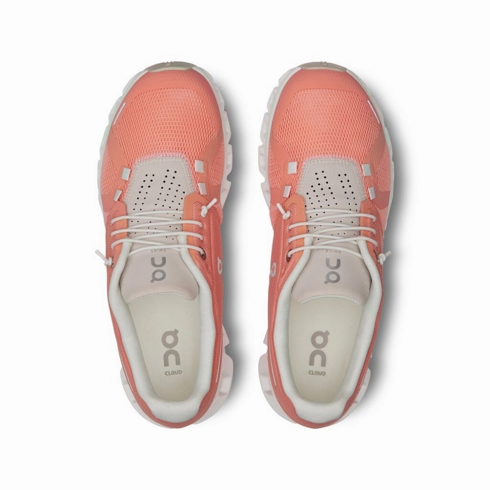 On Women's Cloud 5 - Flamingo/Pearl