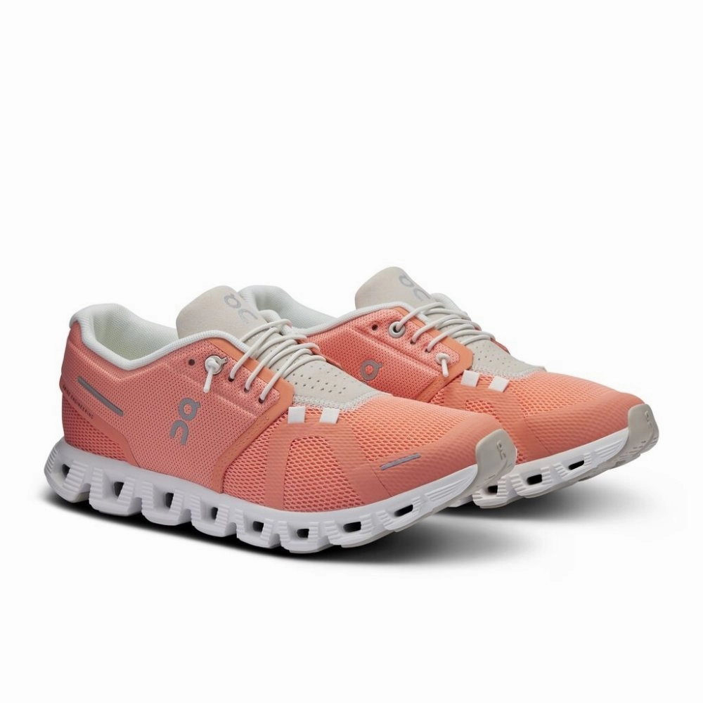 On Women's Cloud 5 - Flamingo/Pearl