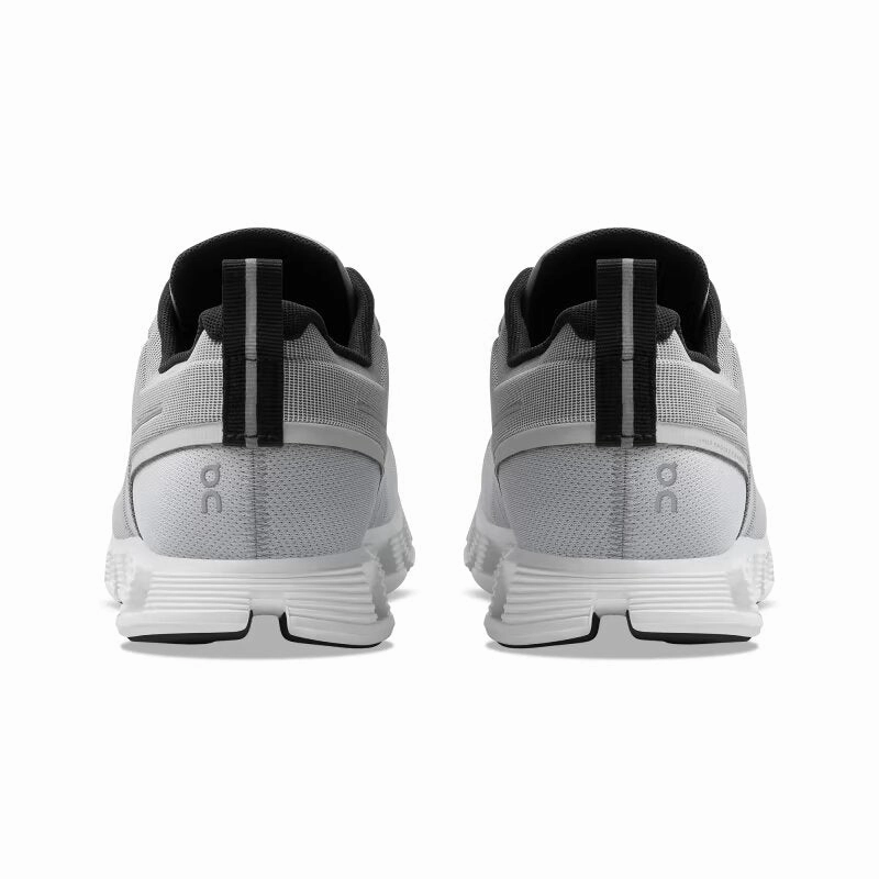 On Women's Cloud 5 Waterproof - Glacier/White