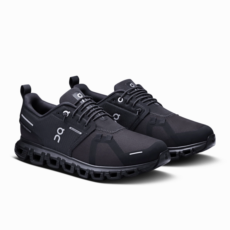 On Women's Cloud 6 Waterproof - Black/Black