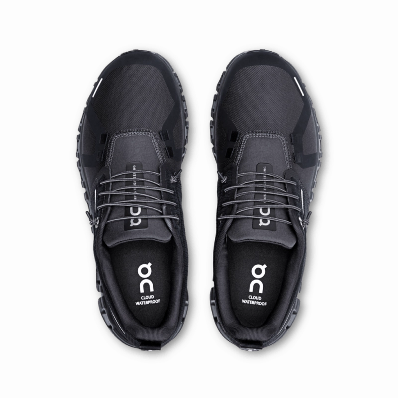 On Women's Cloud 6 Waterproof - Black/Black