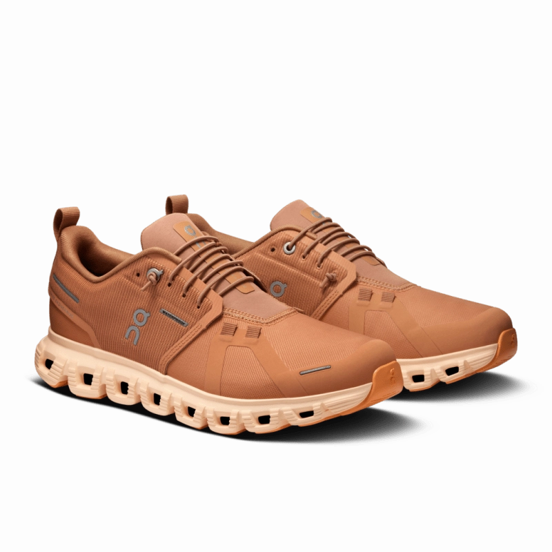 On Women's Cloud 6 Waterproof - Sandstone/Blonde