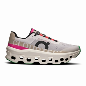 On Women's Cloudmonster - Silver/Ivory