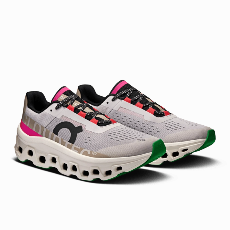On Women's Cloudmonster - Silver/Ivory