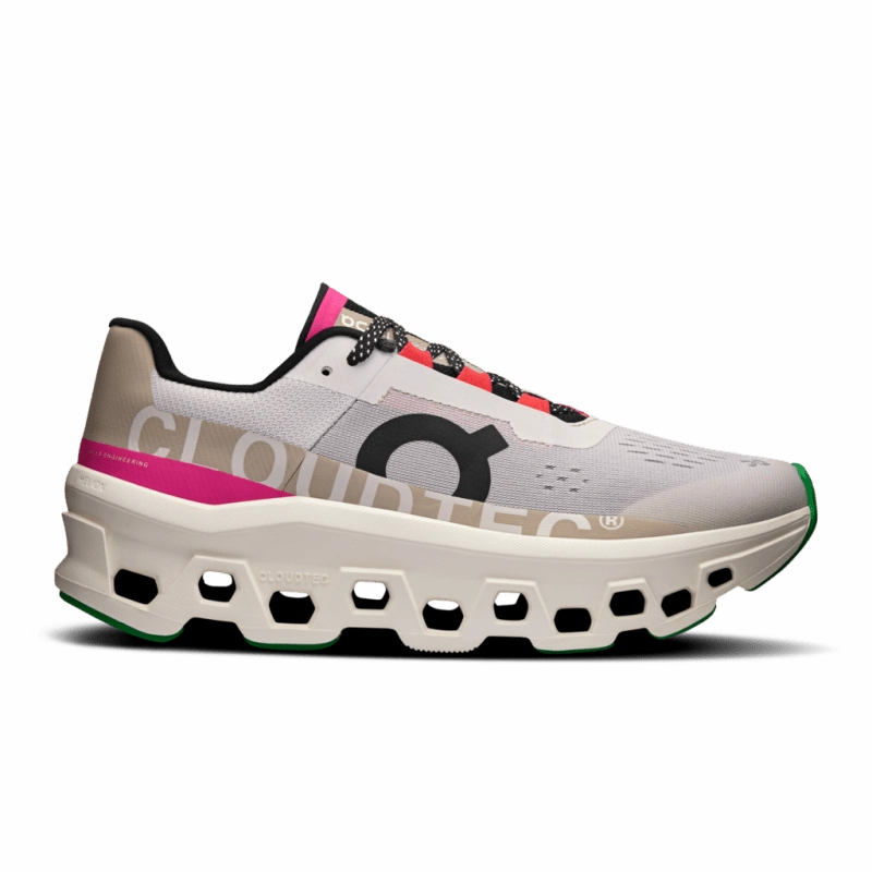 On Women's Cloudmonster - Silver/Ivory