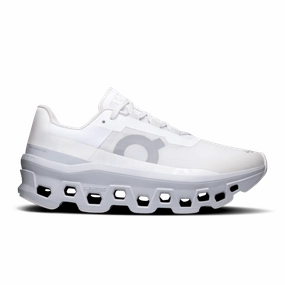 On Women's Cloudmonster - White/Glacier
