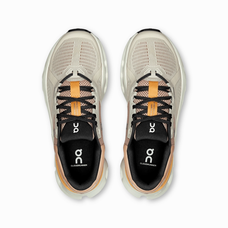 On Women's Cloudrunner 2 - Pearl/Tangerine