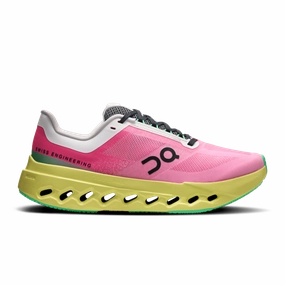 On Women's Cloudsurfer Next - Pink/Limelight