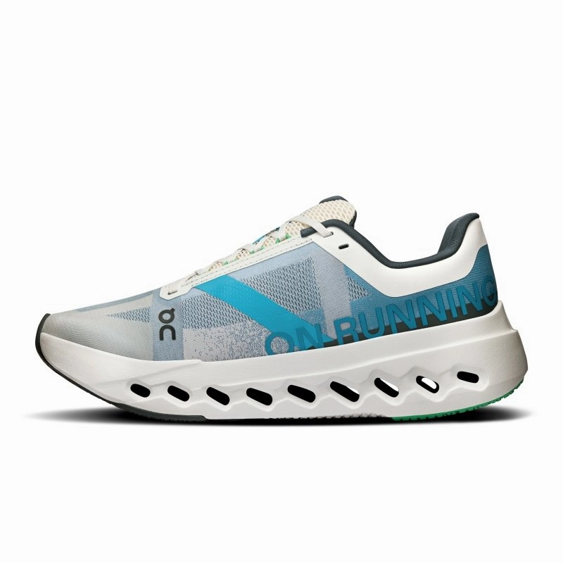 On Women's Cloudsurfer Next (Wide Width) - Niagara/White