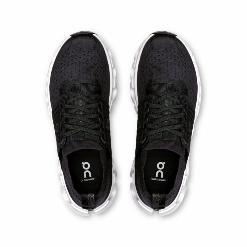 On Women's Cloudswift 4 - Black/White