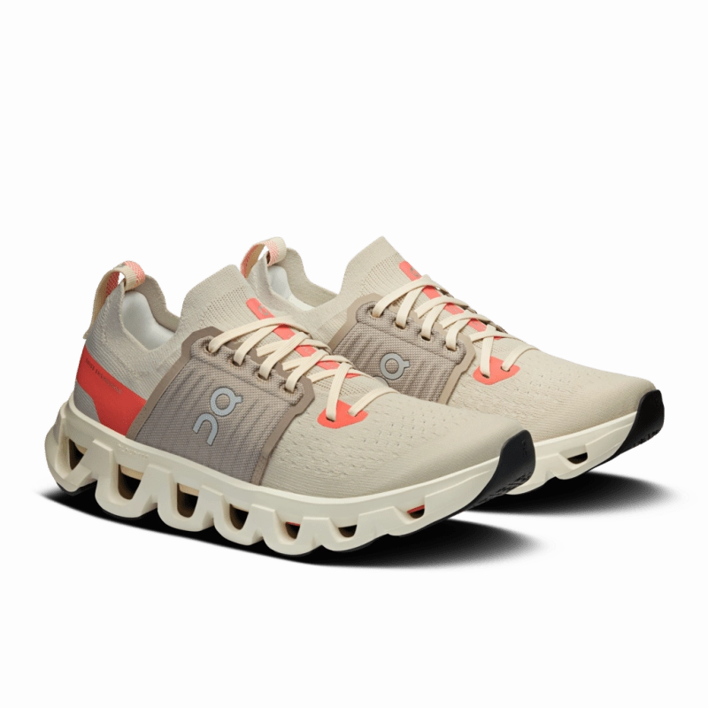On Women's Cloudswift 4 - Cream/Salmon