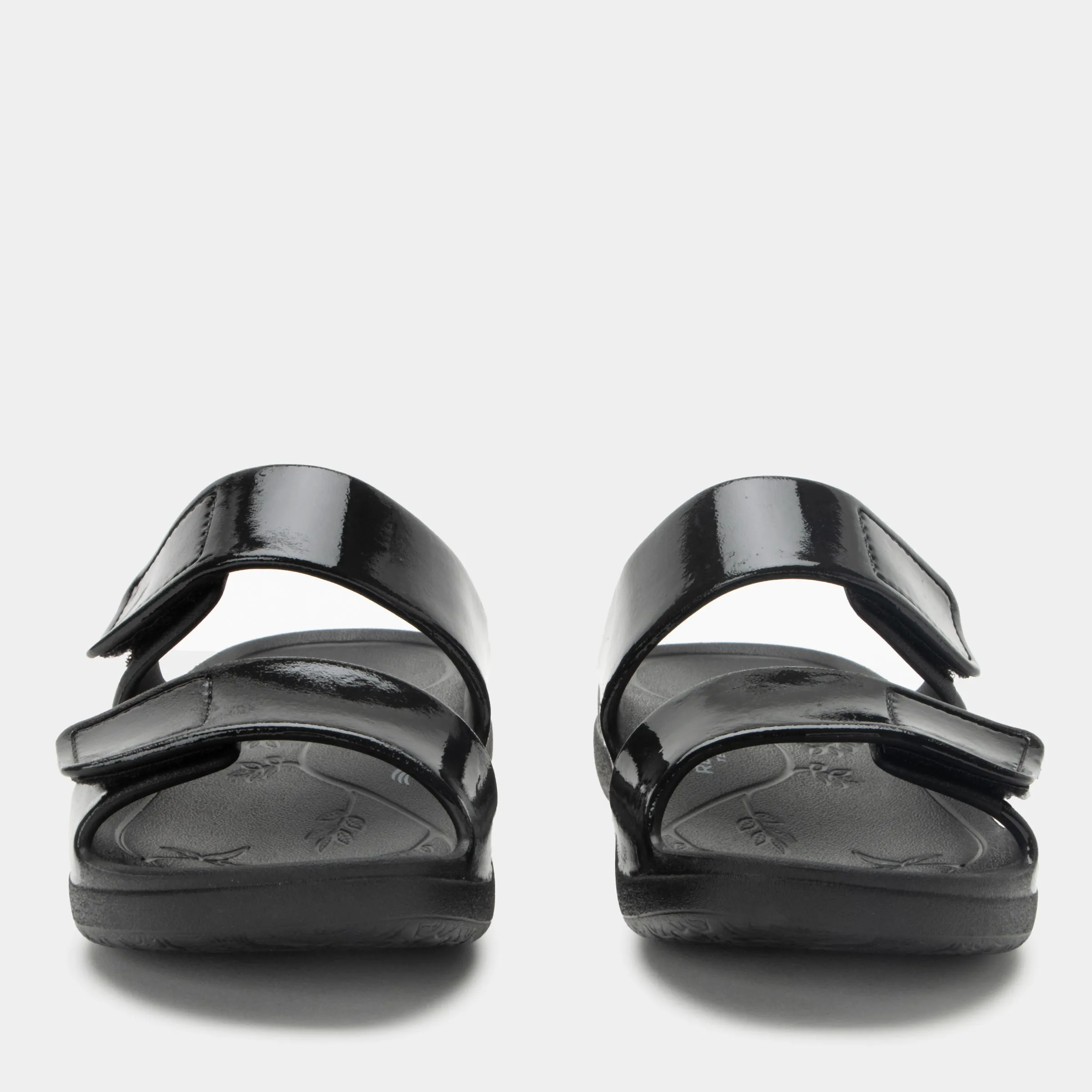 Orbyt Black Gloss Sandal