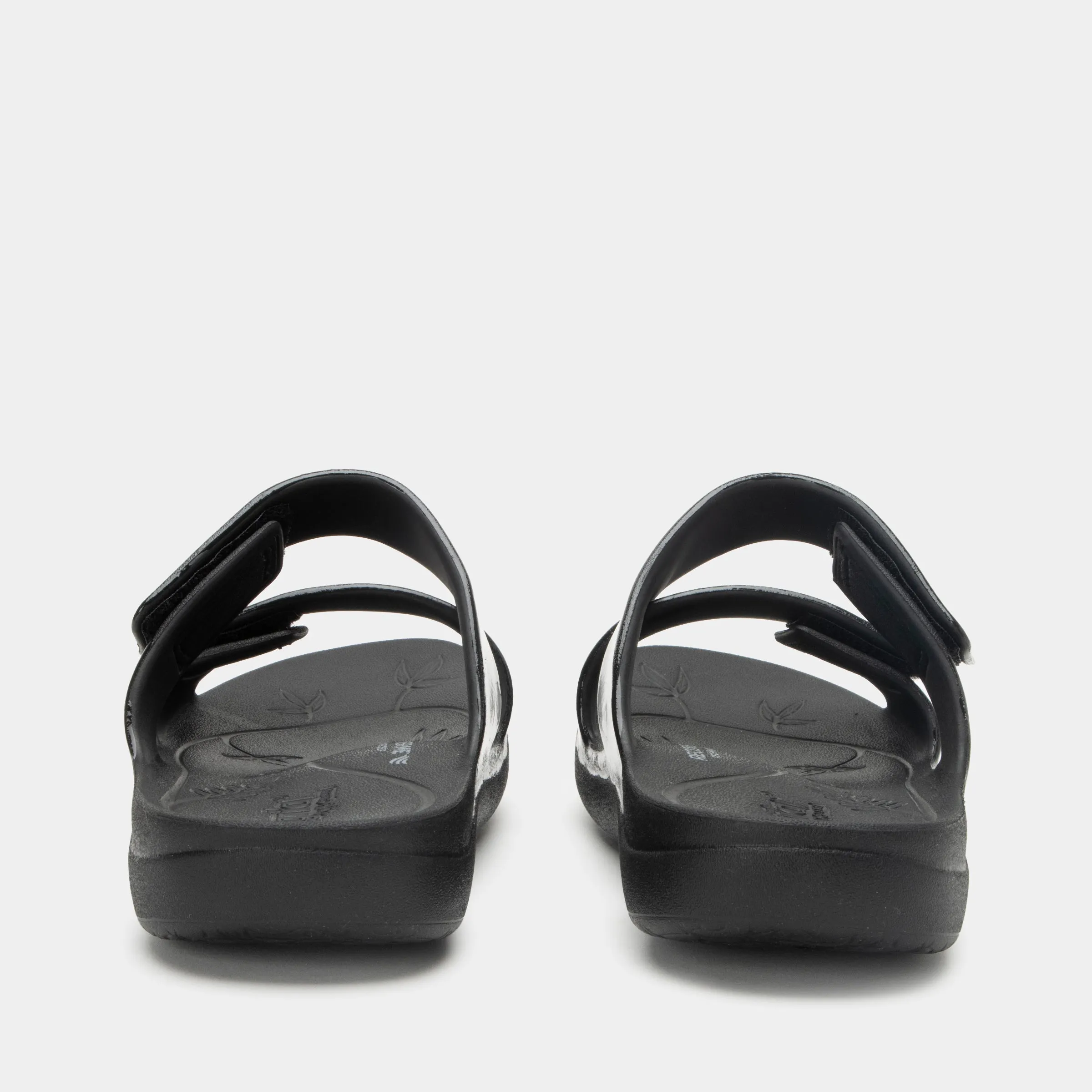 Orbyt Black Gloss Sandal