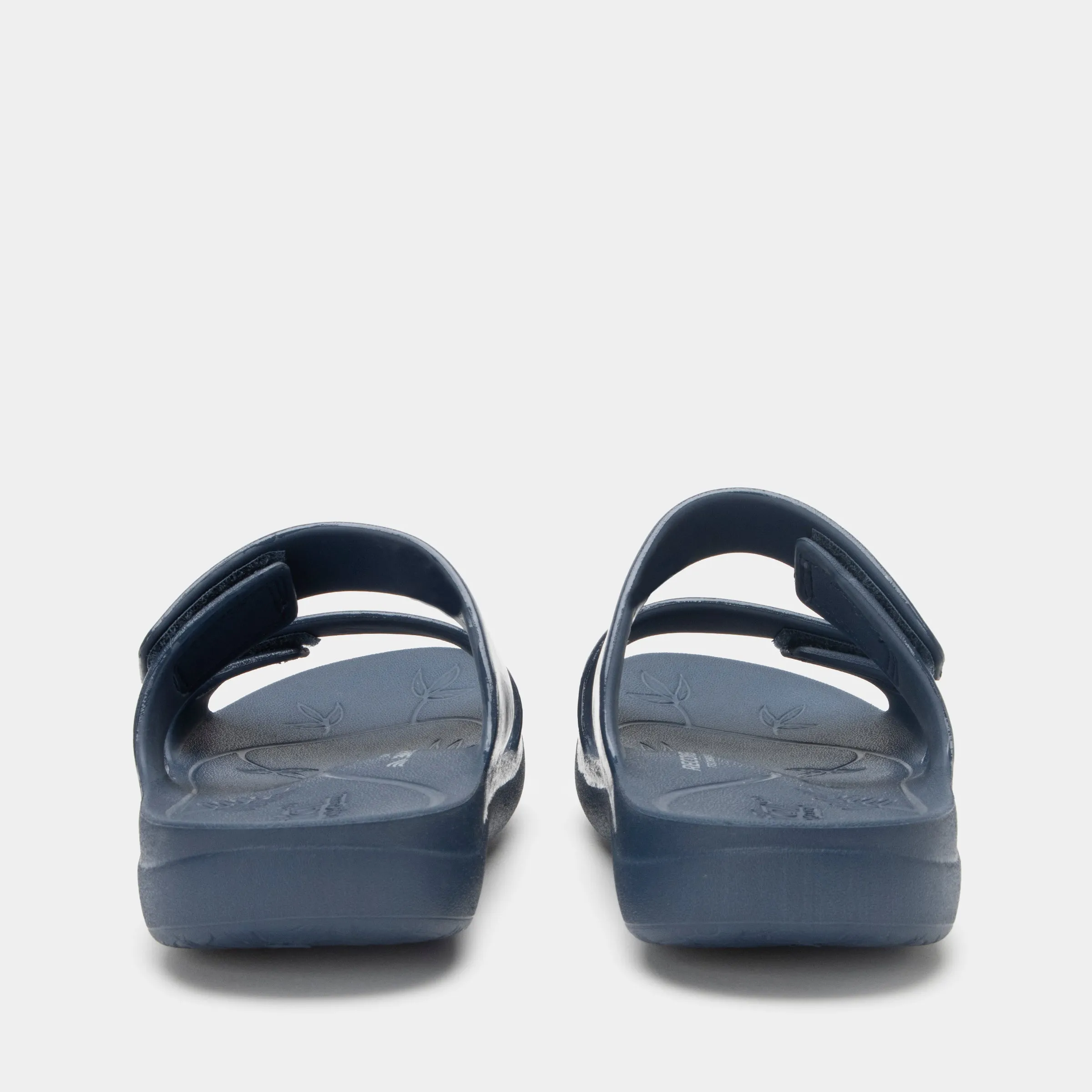 Orbyt Navy Gloss Sandal