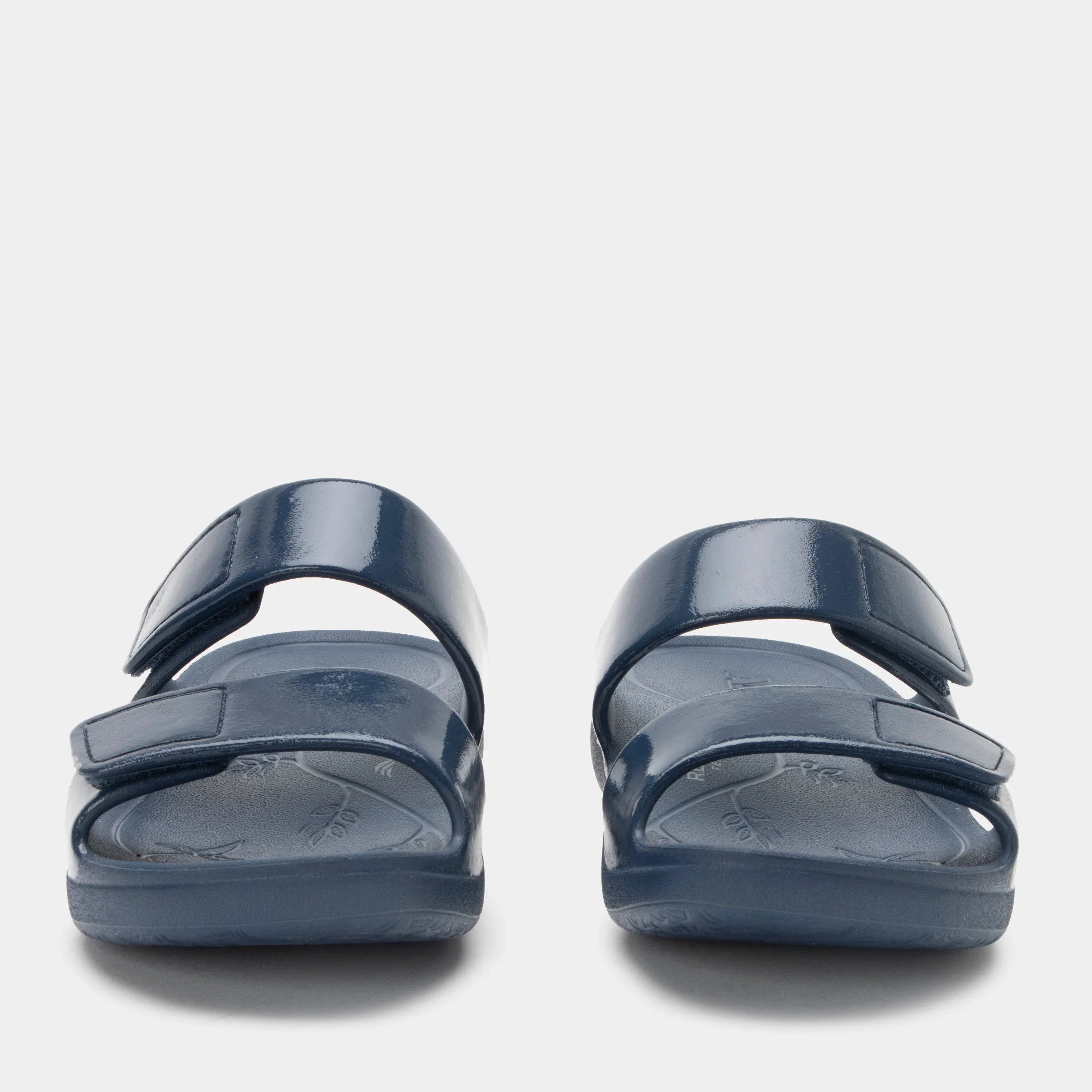 Orbyt Navy Gloss Sandal
