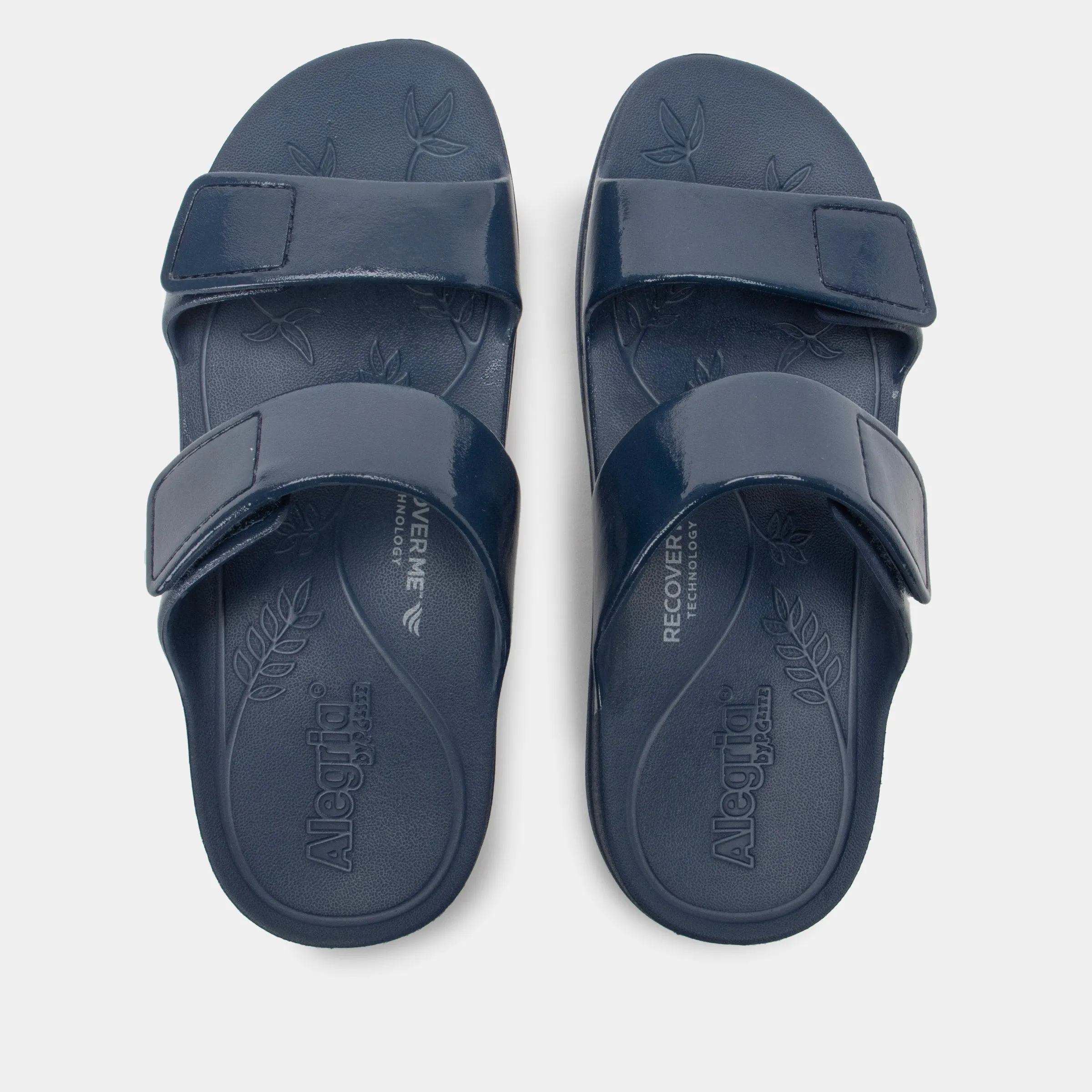 Orbyt Navy Gloss Sandal