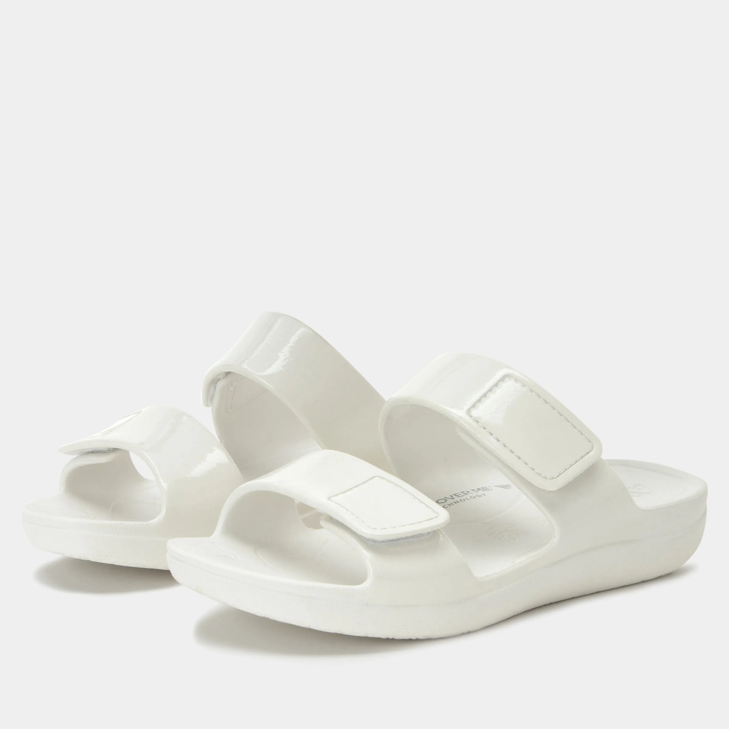 Orbyt White Gloss Sandal