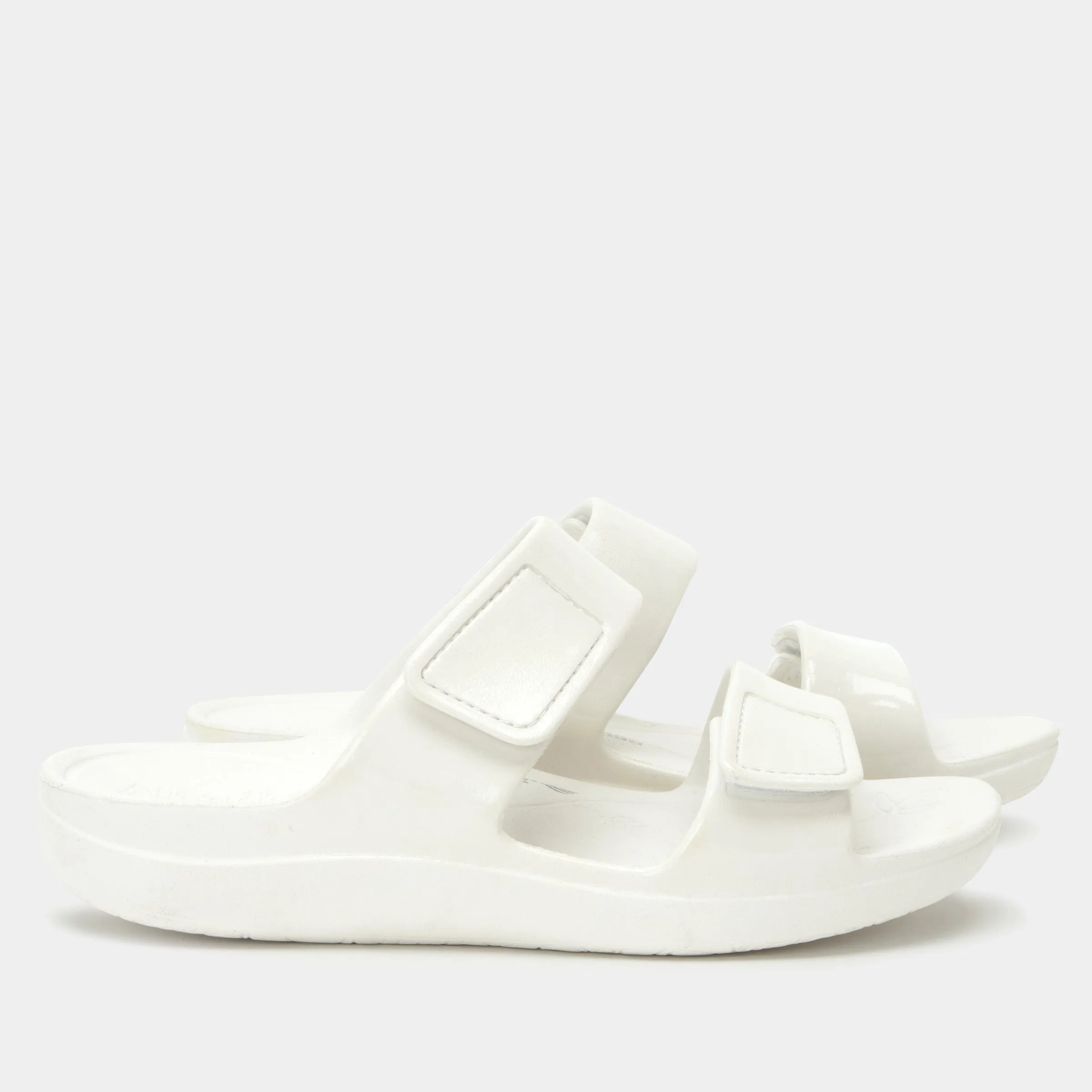 Orbyt White Gloss Sandal