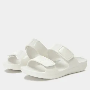 Orbyt White Gloss Sandal