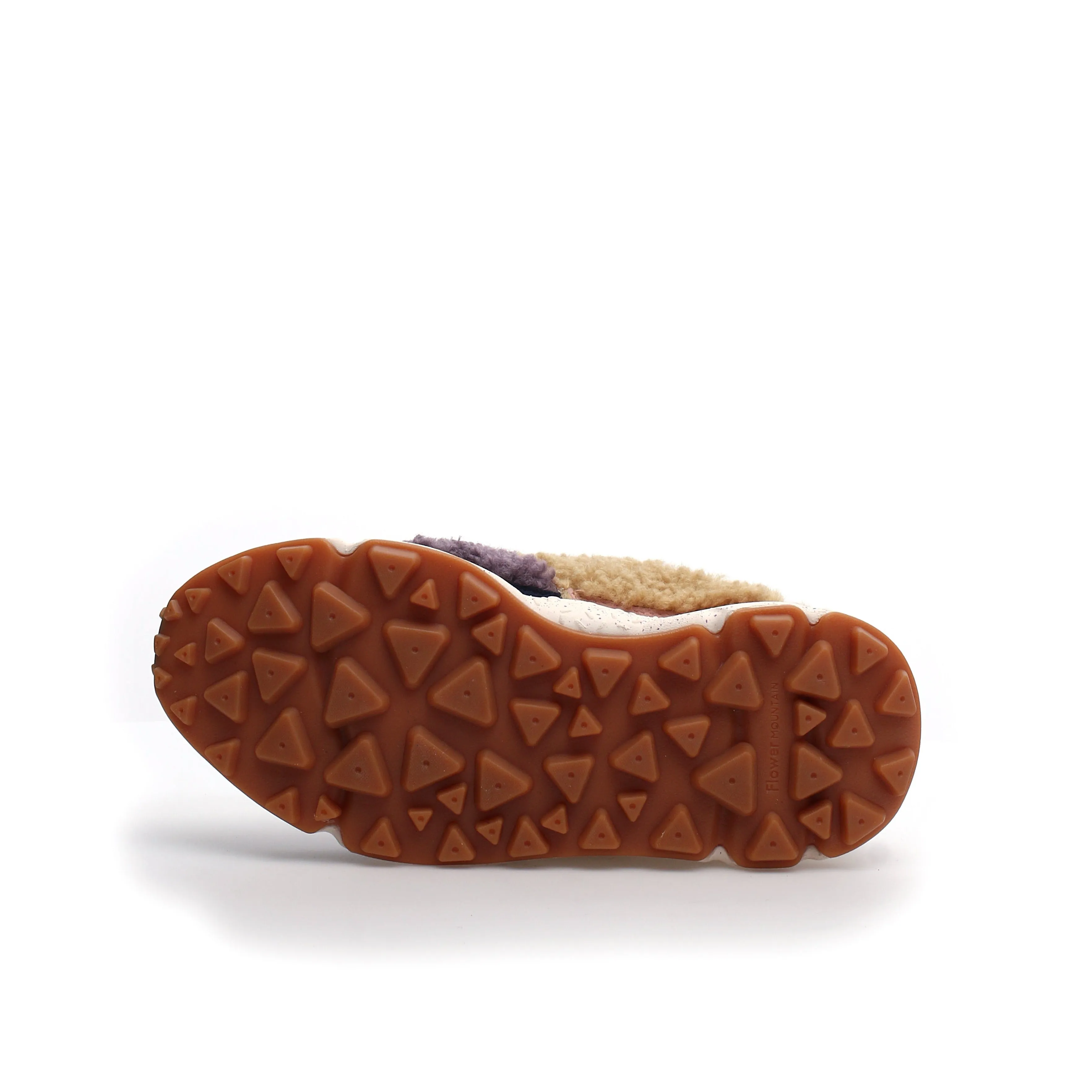 Pampas Teddy - Navy-Lilac Eco Shearling||Pampas Peluche - Marine-Lilas en peluche cologique