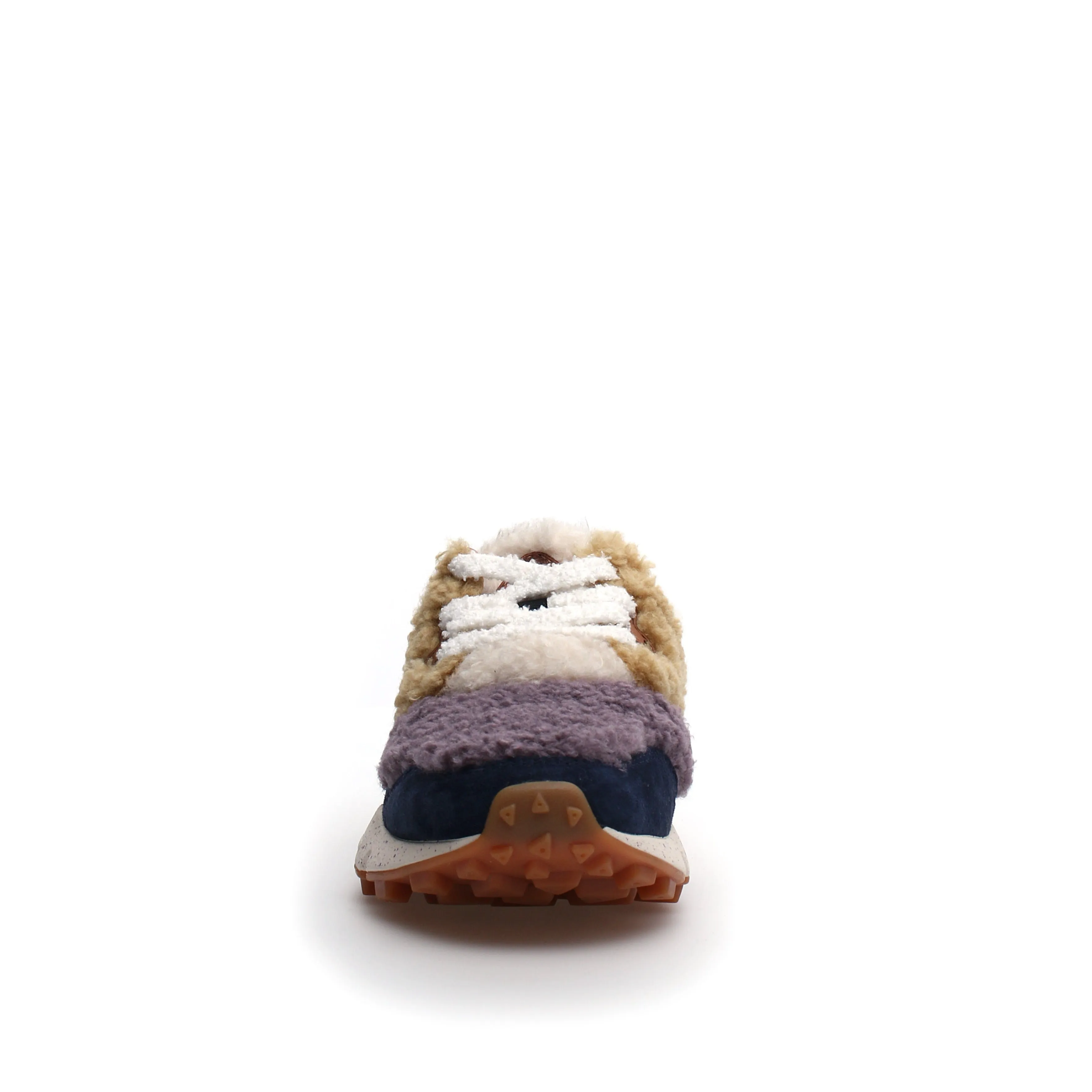 Pampas Teddy - Navy-Lilac Eco Shearling||Pampas Peluche - Marine-Lilas en peluche cologique