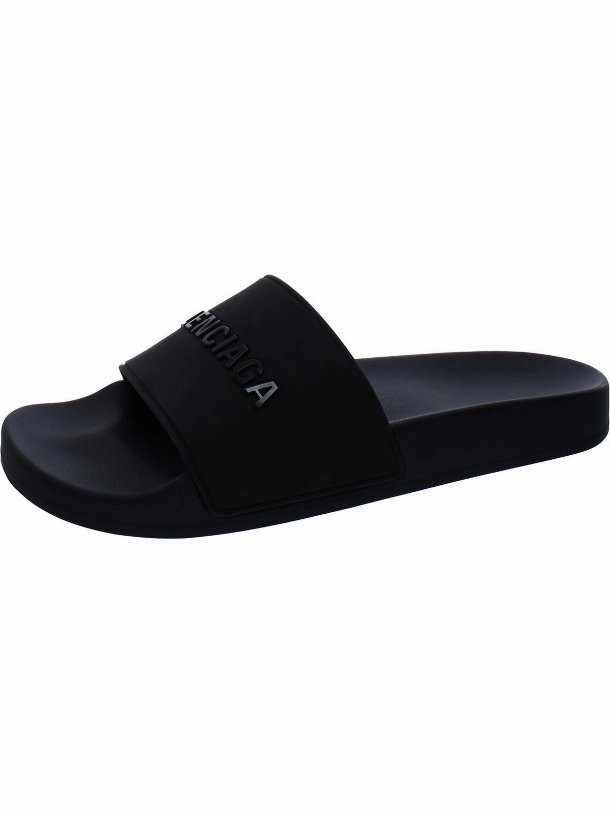 PF20 Womens Slip On Open Toe Pool Slides