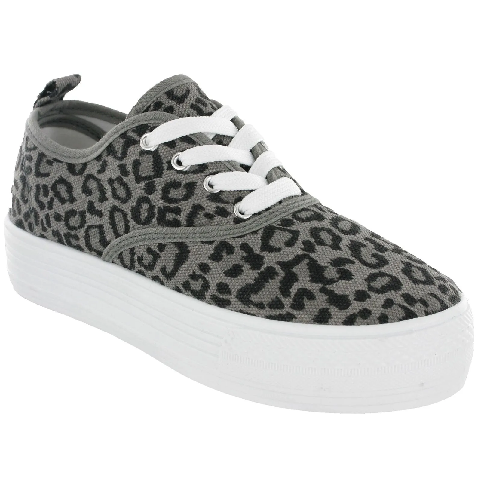 Platform Canvas Pumps