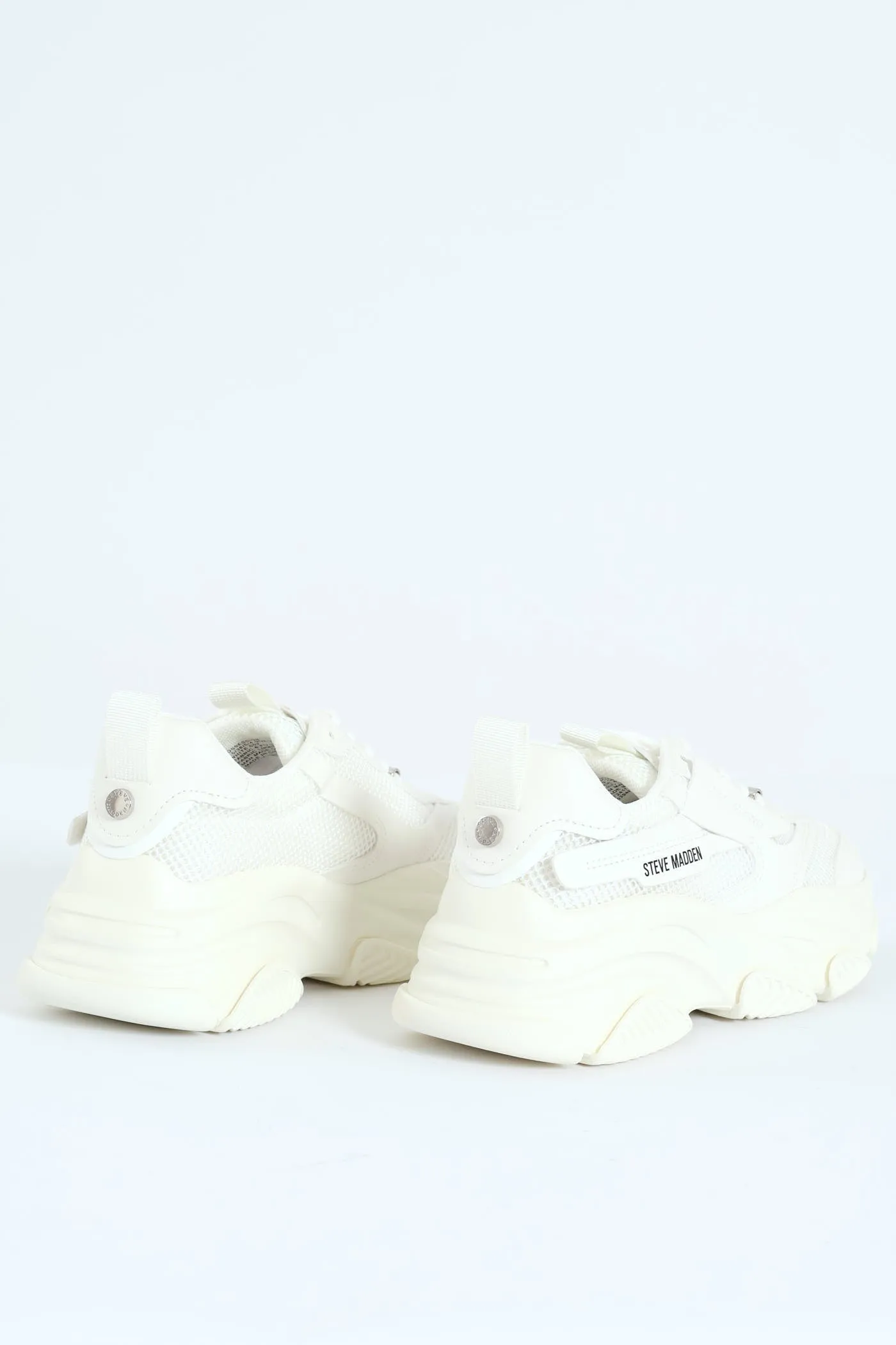 Possession Lace Up Chunky Sportie Sneaker - White