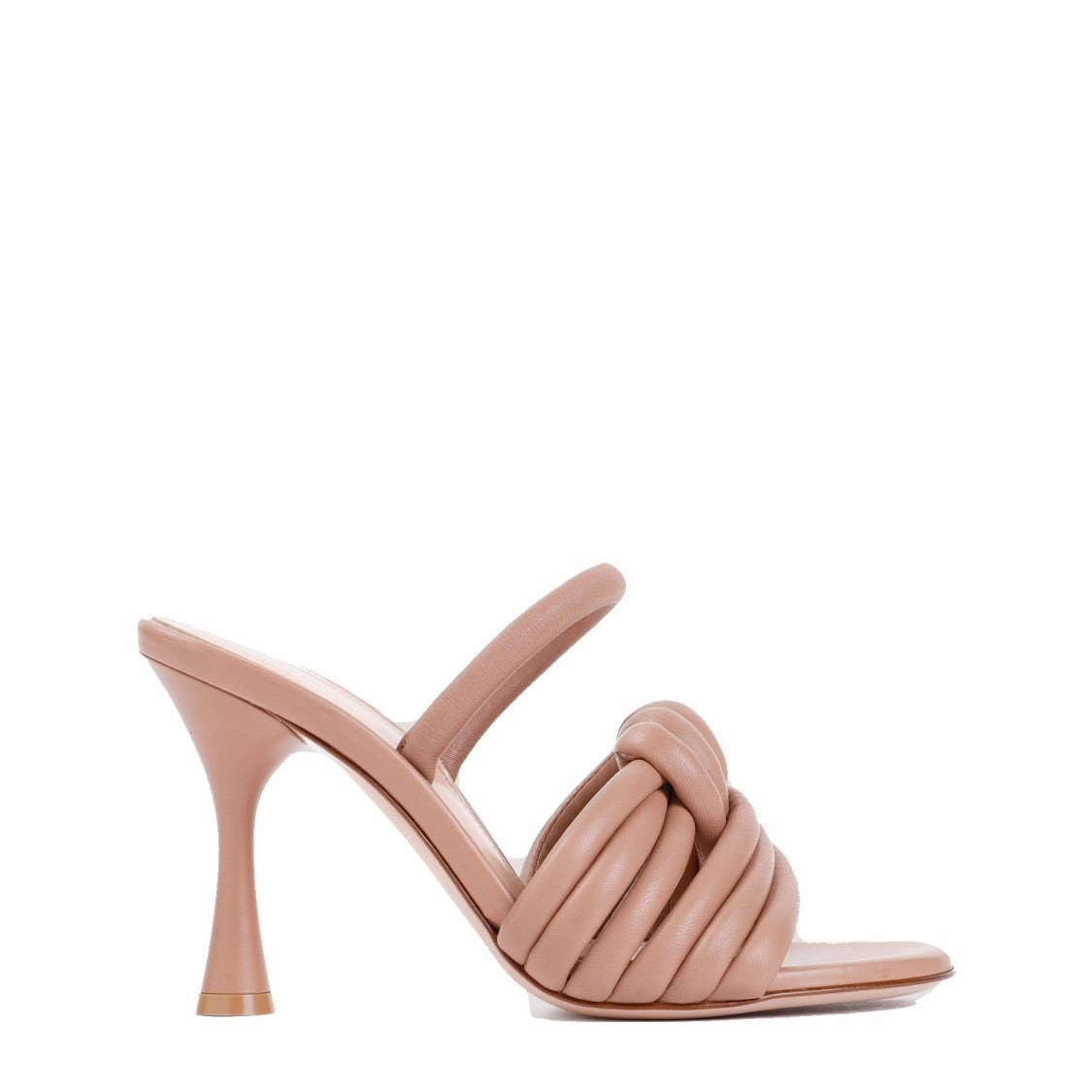 Praline Brown Nappa Leather Sandal