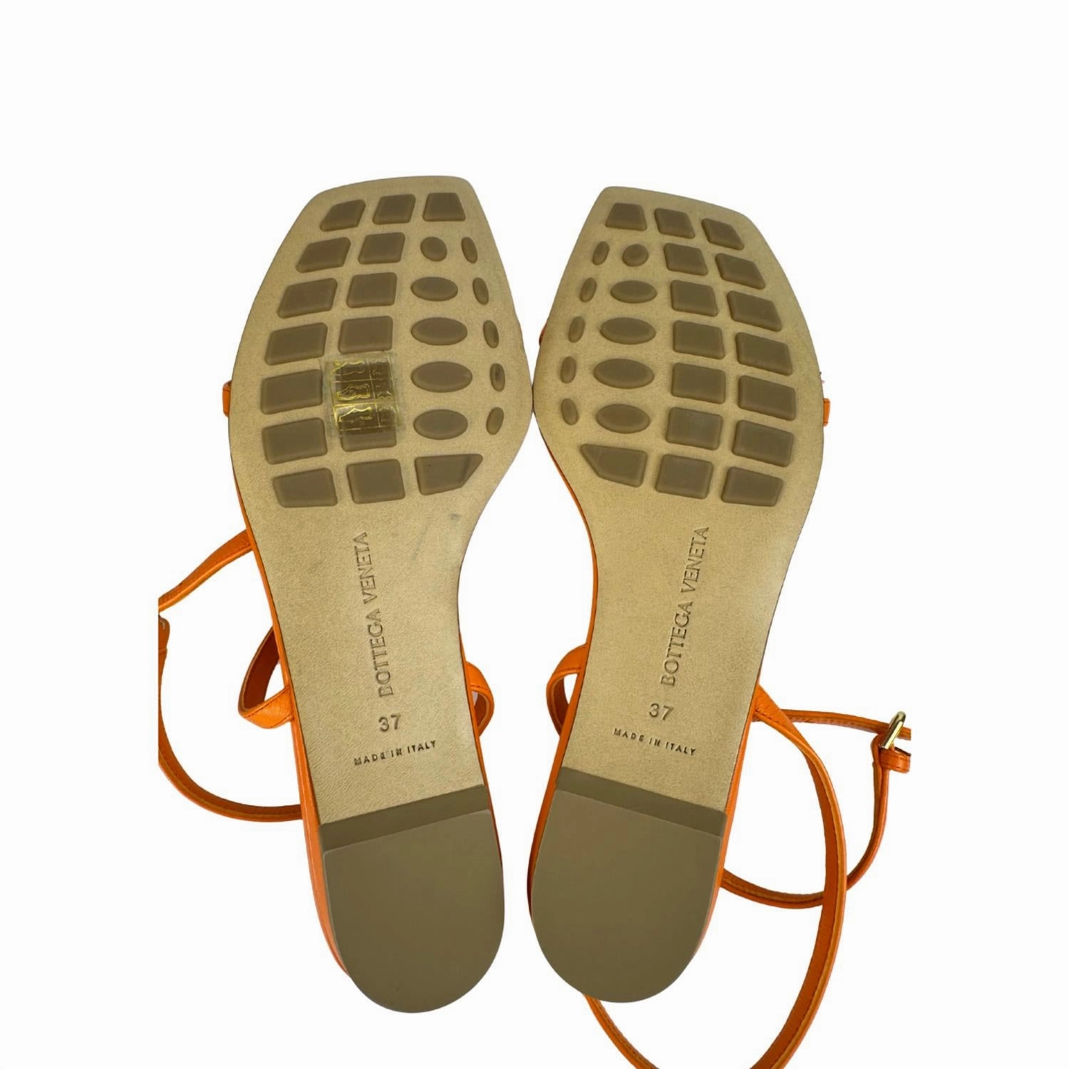Pre-Loved Women's Adam Flat Sandals In Orange