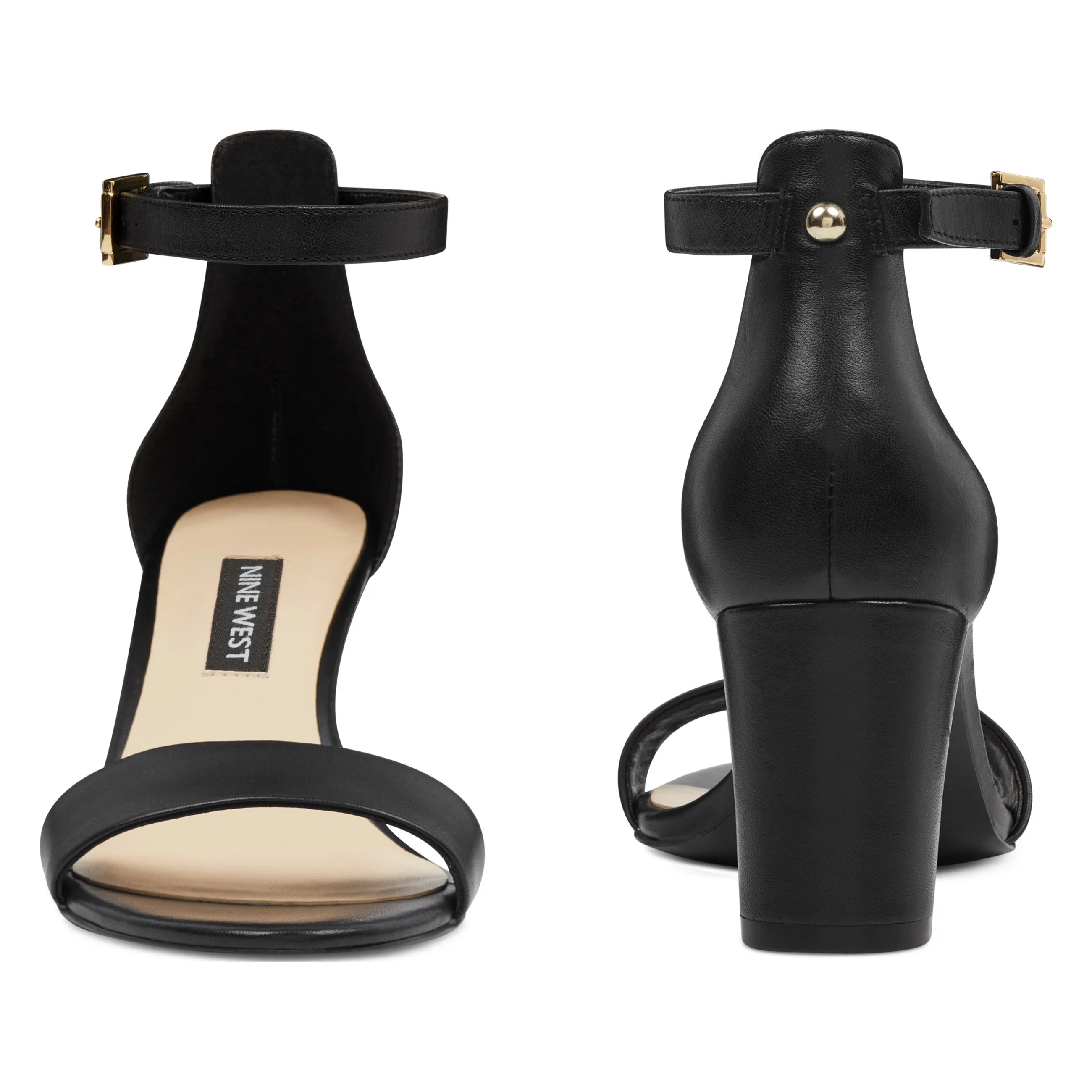 Pruce Ankle Strap Block Heel Sandals