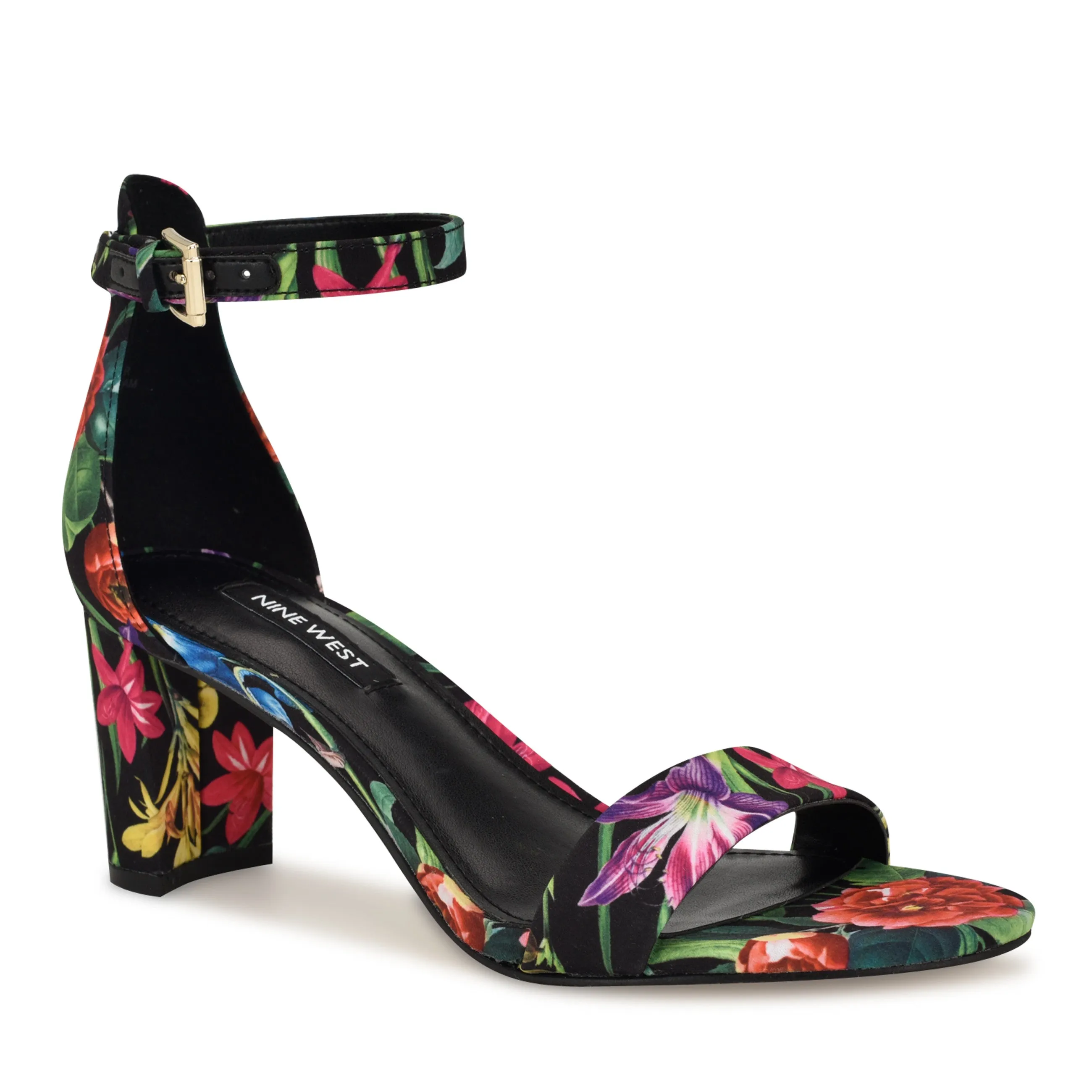 Pruce Ankle Strap Block Heel Sandals