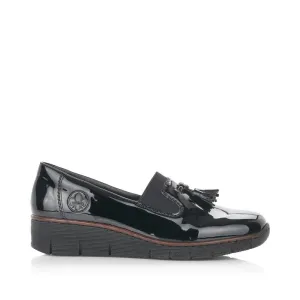 Rieker 53751-00 Black Patent