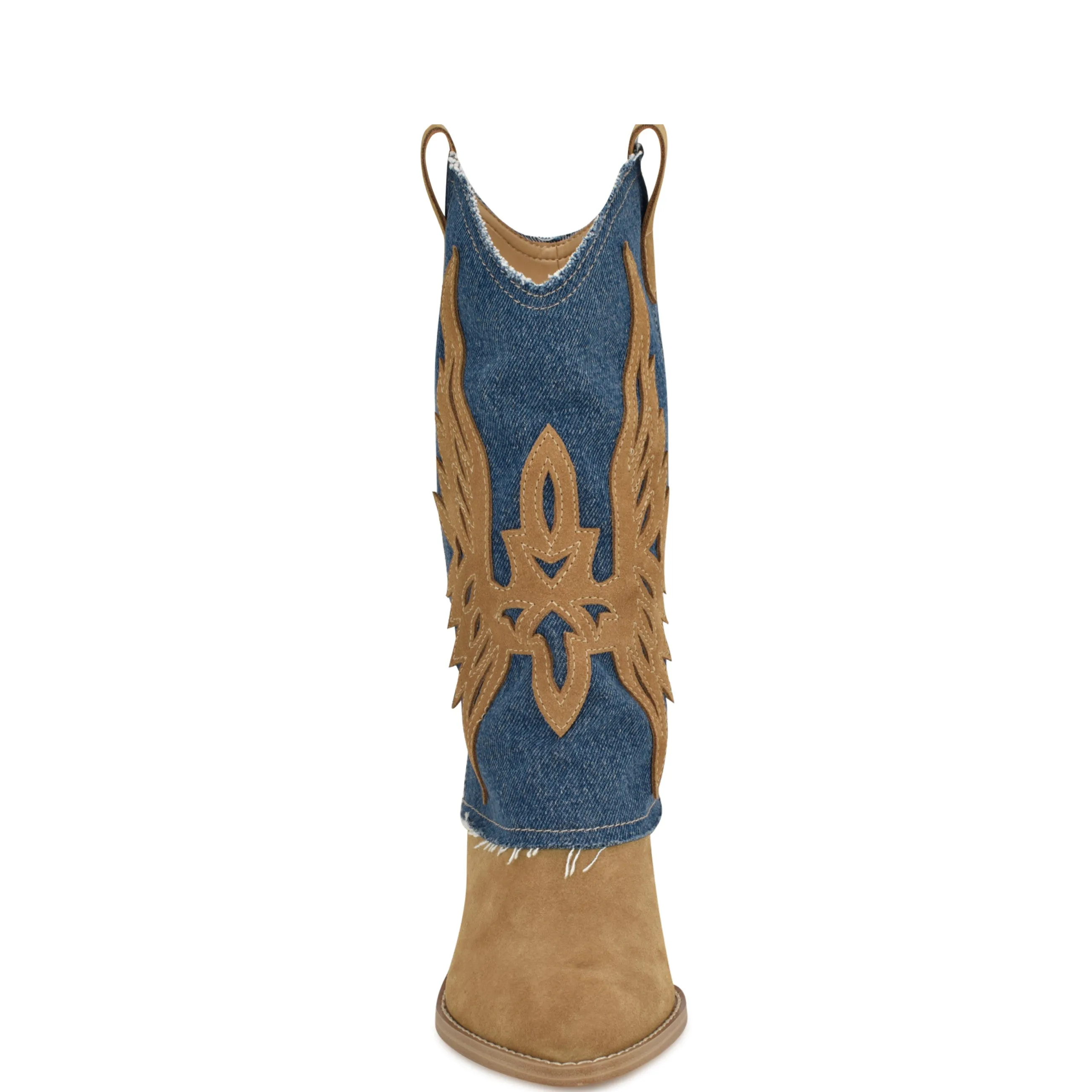 Ringer Detailed Western Boots