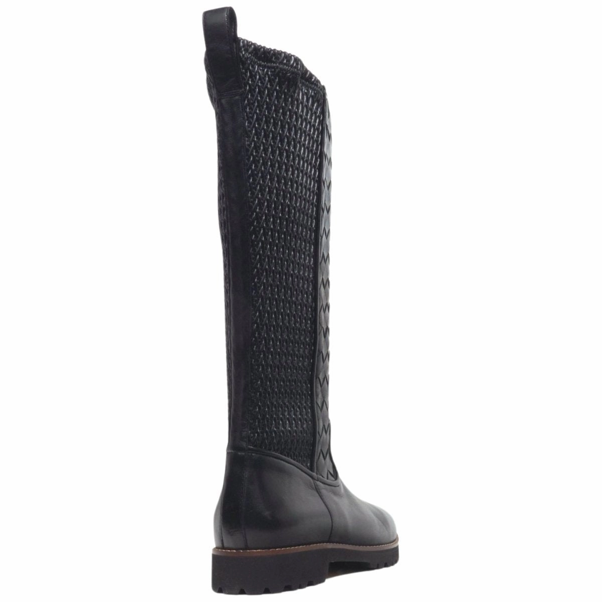 Robert Zur Women's Blair Black Woven Leather
