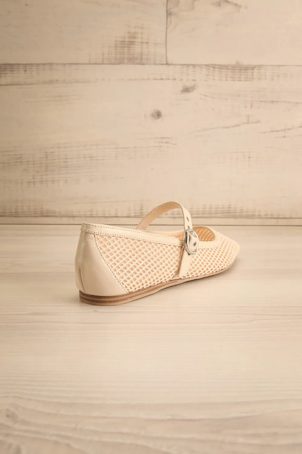 Rodnie | Raffia Beige Ballerina Flats