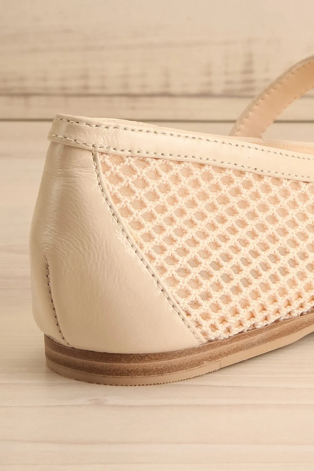 Rodnie | Raffia Beige Ballerina Flats