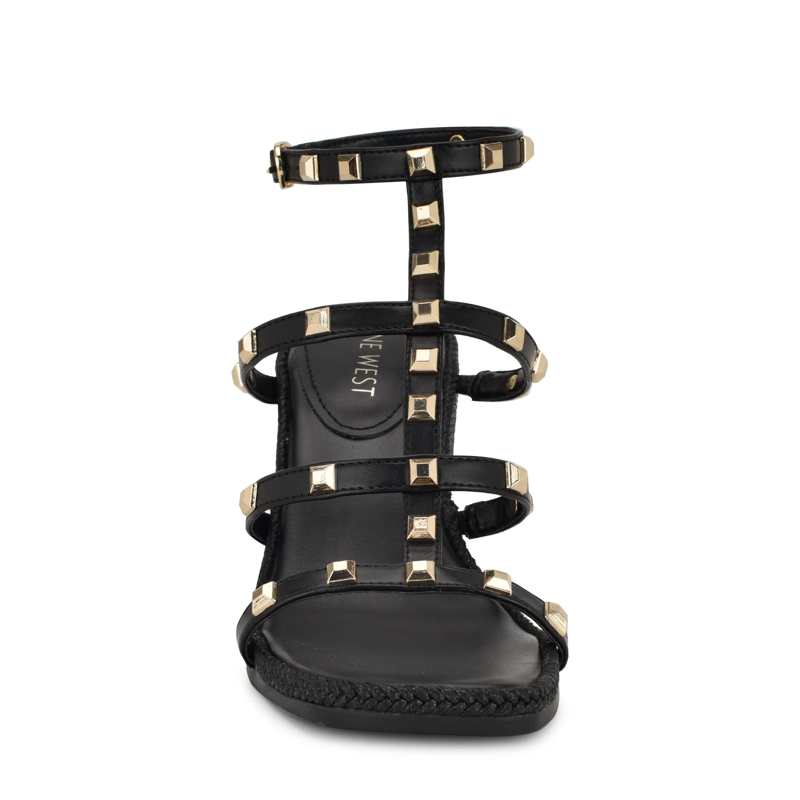 Sardis Studded Wedge Sandals