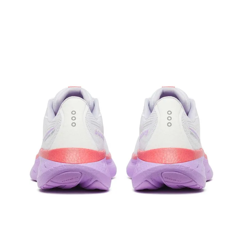 Saucony Women's Ride 18 - White/Coral